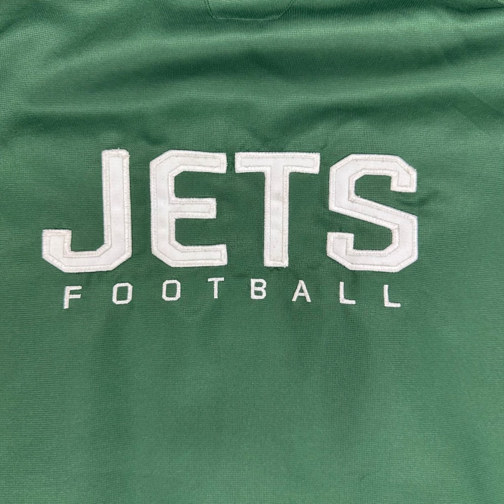 Reebok NFL New York Jets Authentic Sideline Jacket Mens XL Green Full Zip Hooded - Picture 14 of 16